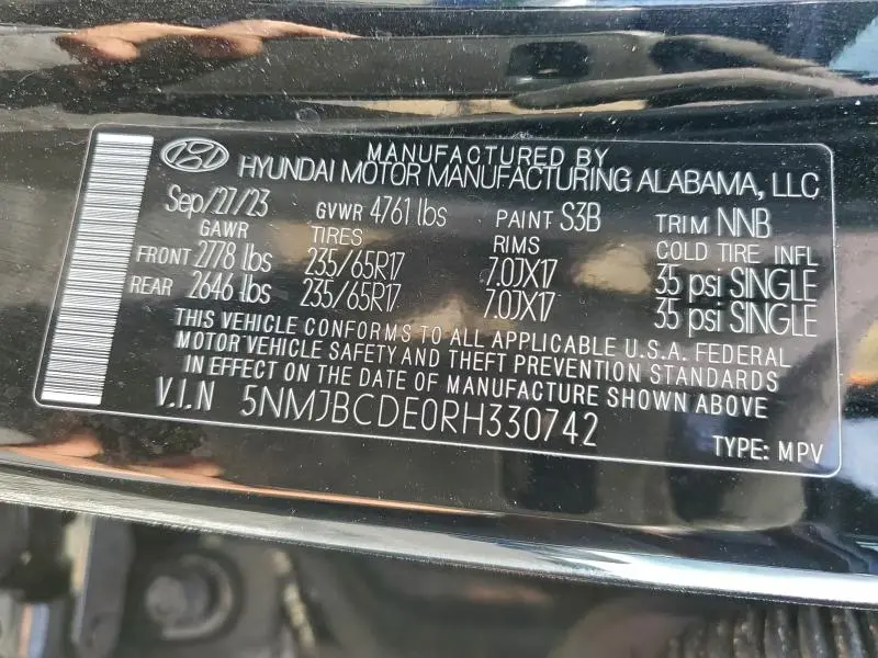 2024 HYUNDAI TUCSON SEL  