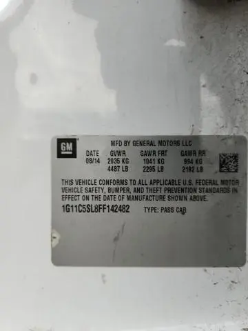 2015 CHEVROLET MALIBU 1LT  