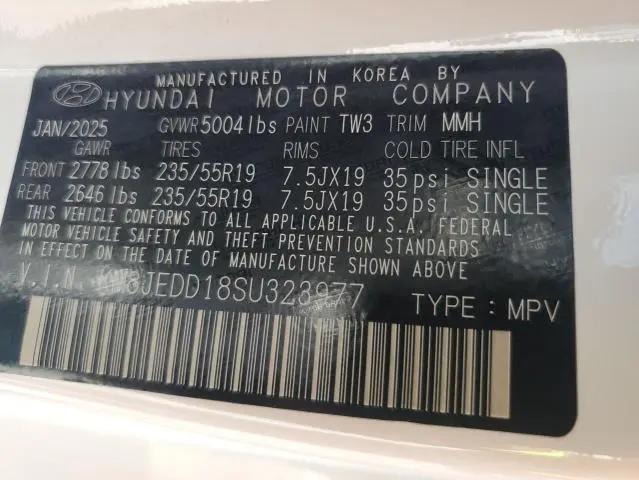 2025 HYUNDAI TUCSON LIMITED  