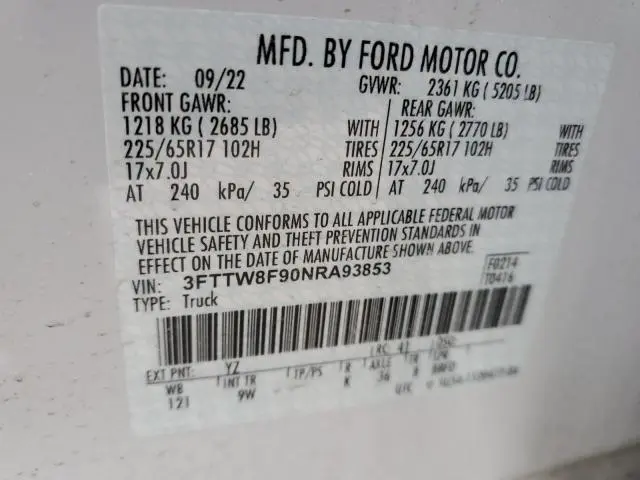 2022 FORD MAVERICK XL  