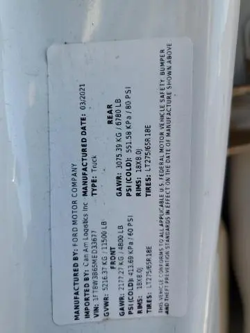 2021 FORD F350 SUPER DUTY  