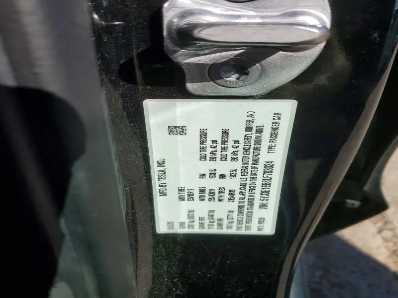 2020 TESLA MODEL 3   
