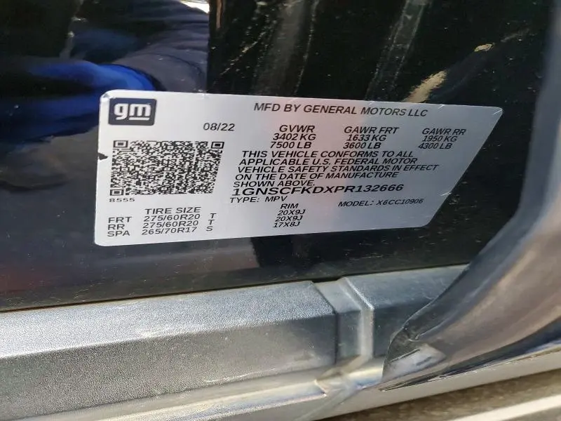 2023 CHEVROLET SUBURBAN C1500 PREMIER  