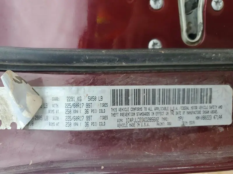 2019 JEEP CHEROKEE LATITUDE  