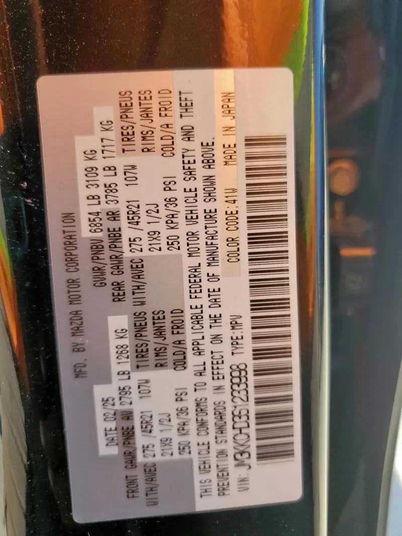 2025 MAZDA CX-90 PREMIUM SPORT  