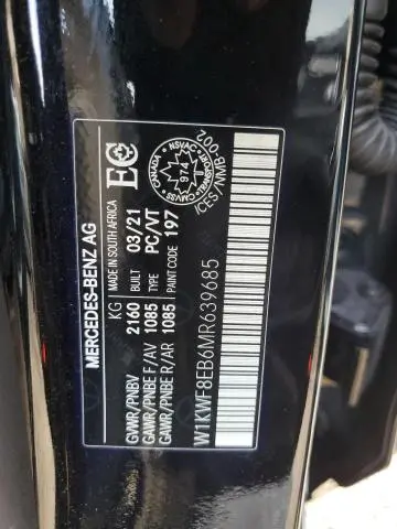 2021 MERCEDES-BENZ C 300 4MATIC  