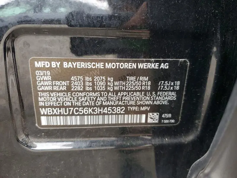 2019 BMW X1 SDRIVE28I  