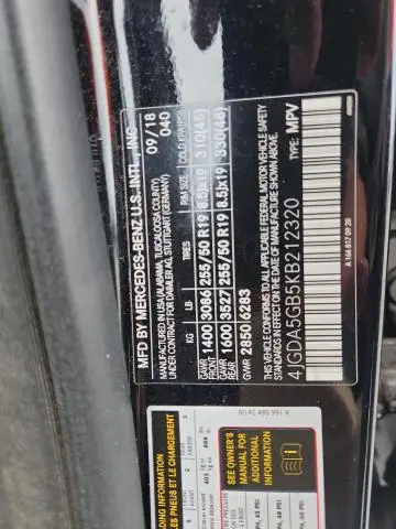 2019 MERCEDES-BENZ GLE 400 4MATIC  