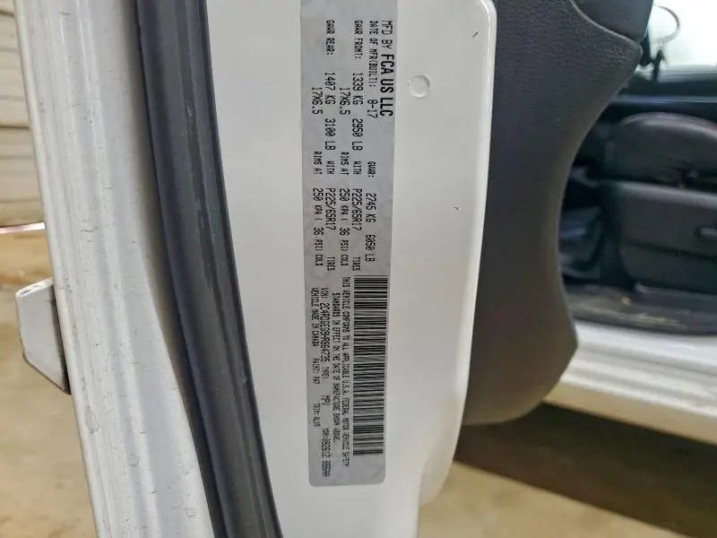 2017 DODGE GRAND CARAVAN GT  