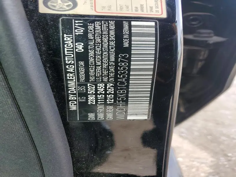 2012 MERCEDES-BENZ E 350  