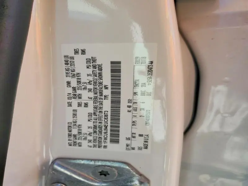 2014 FORD ESCAPE TITANIUM  