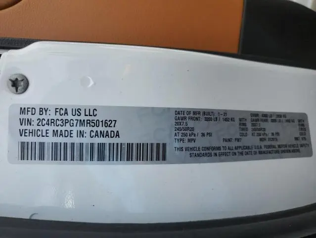 2021 CHRYSLER PACIFICA PINNACLE  