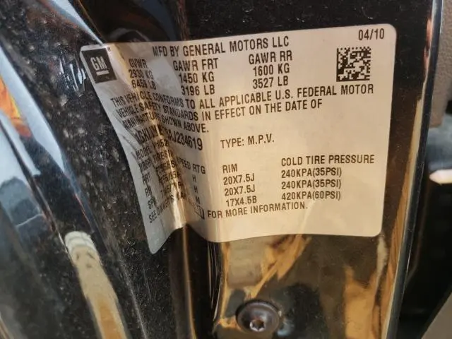 2010 GMC ACADIA SLT-2  