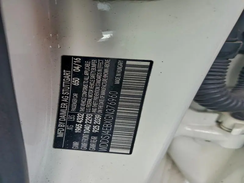 2016 MERCEDES-BENZ CLA 250  