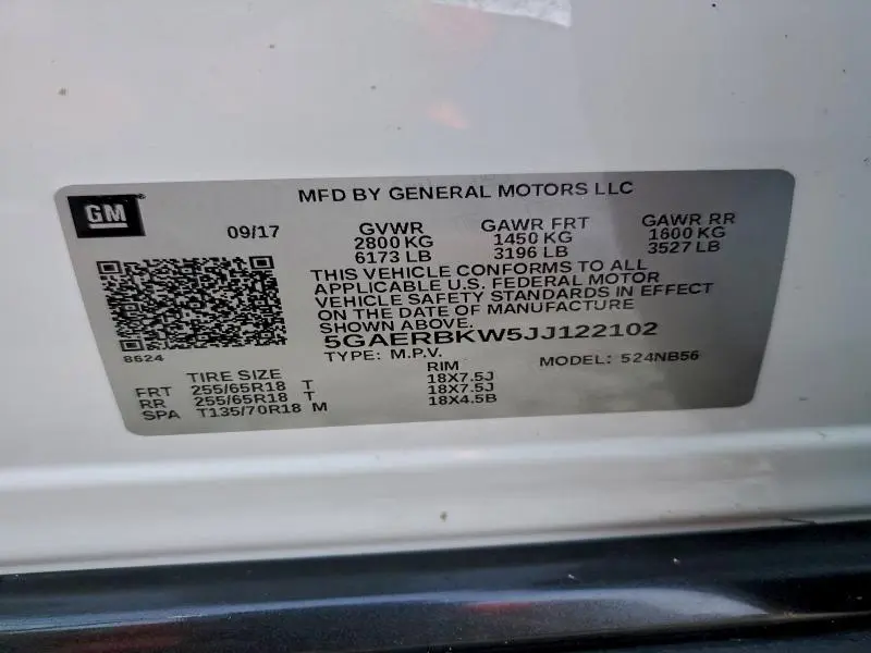 2018 BUICK ENCLAVE ESSENCE  