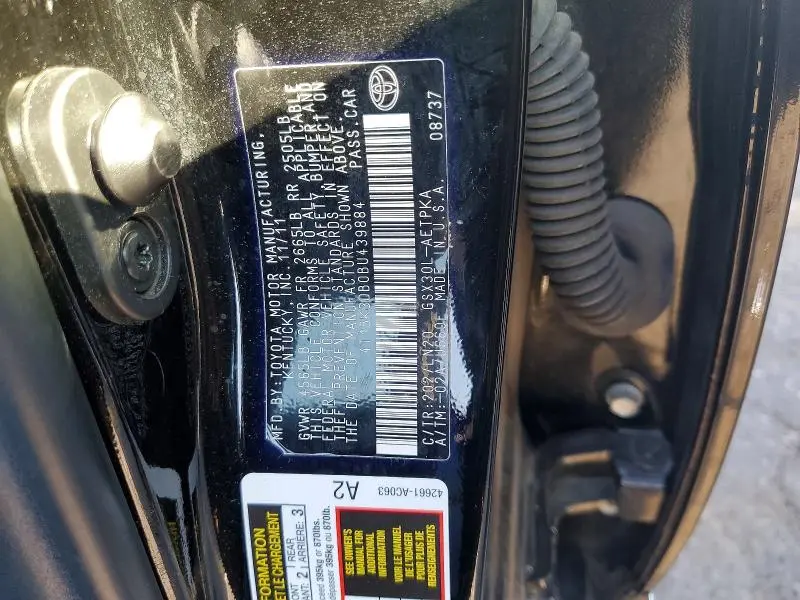 2011 TOYOTA AVALON LIMITED  