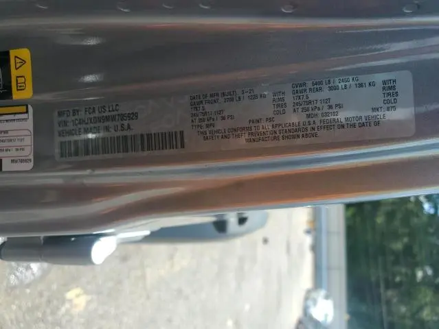 2021 JEEP WRANGLER UNLIMITED SPORT  