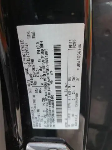 2018 FORD ESCAPE SEL  