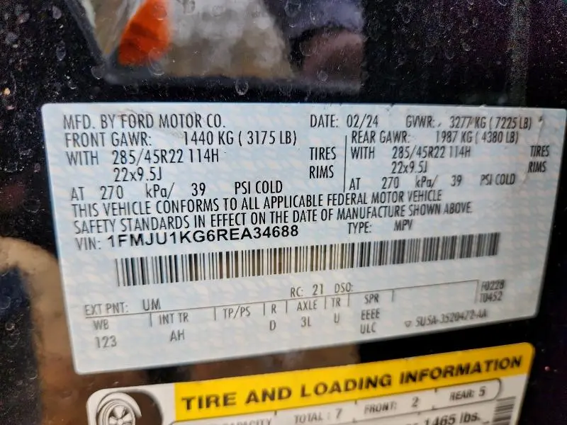 2024 FORD EXPEDITION LIMITED  
