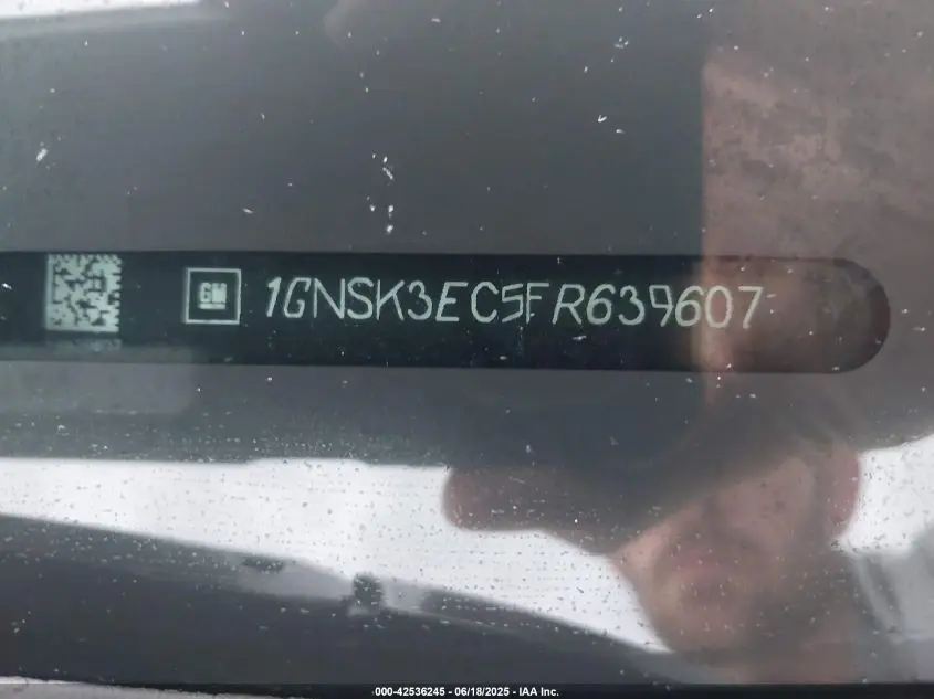 2015 CHEVROLET TAHOE COMMERCIAL FLEET