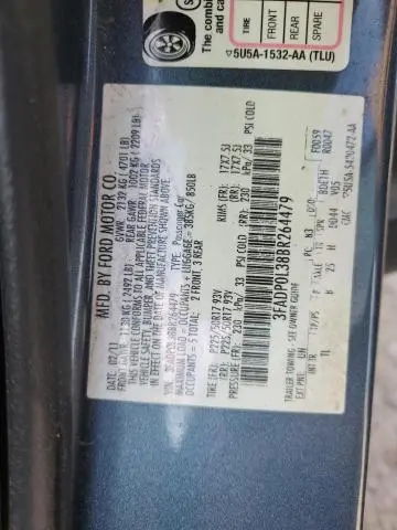 2011 FORD FUSION HYBRID  