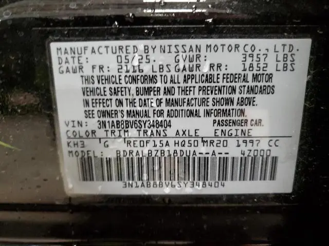 2025 NISSAN SENTRA S  