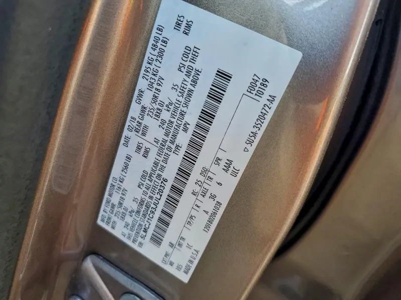 2018 LINCOLN MKC PREMIERE  