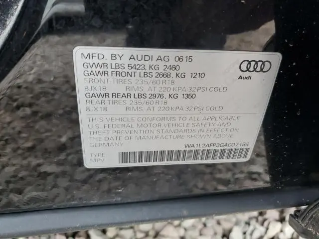 2016 AUDI Q5 PREMIUM PLUS