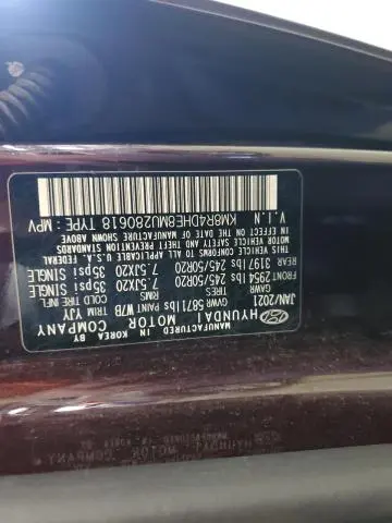 2021 HYUNDAI PALISADE SEL  