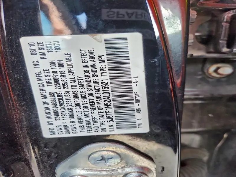 2010 HONDA ACCORD CROSSTOUR EXL  