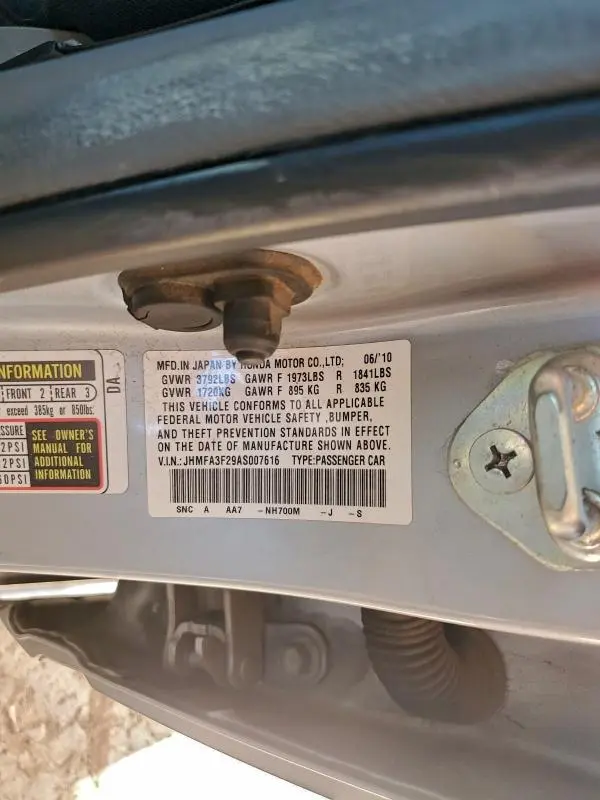 2010 HONDA CIVIC HYBRID  