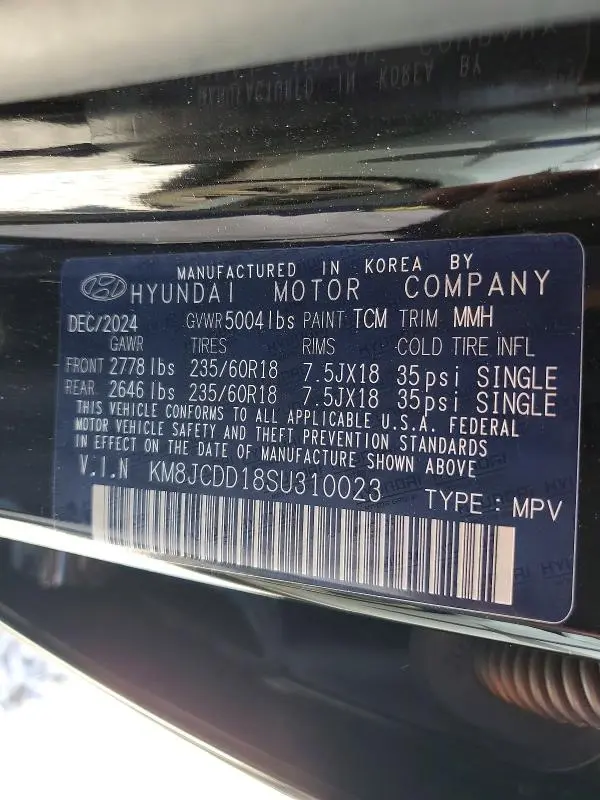 2025 HYUNDAI TUCSON SEL CONVENIENCE  
