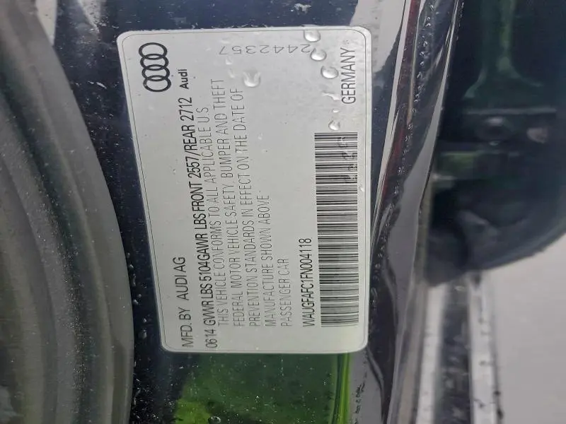 2015 AUDI A6 PREMIUM PLUS  