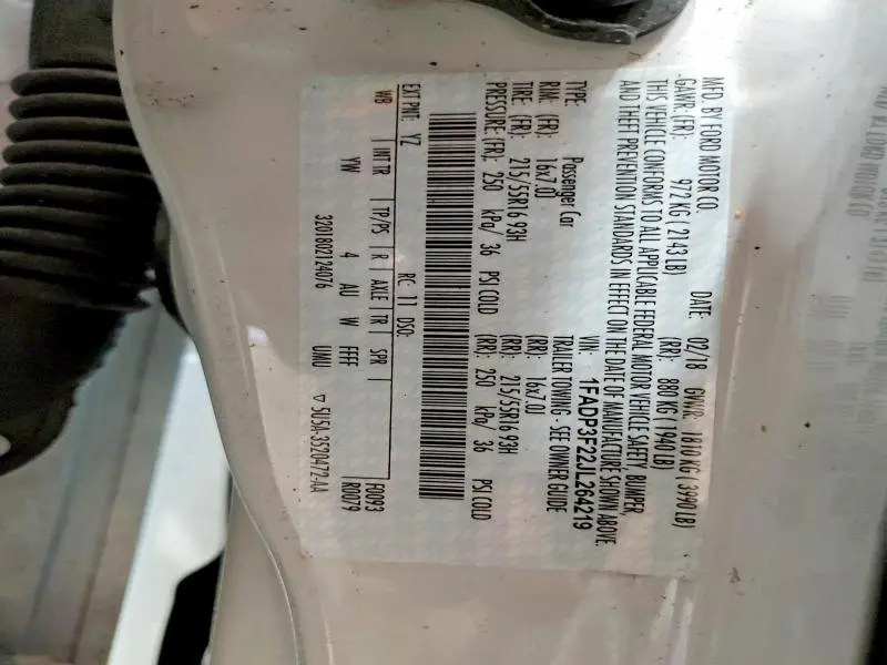 2018 FORD FOCUS SE  