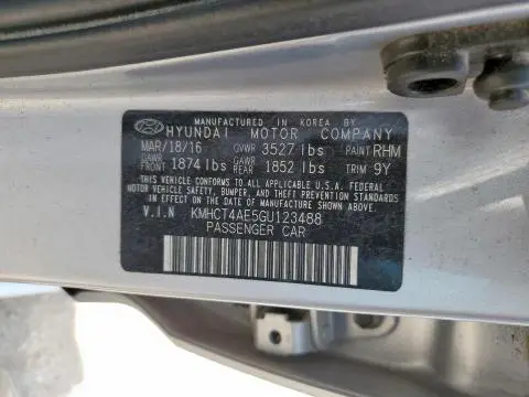 2016 HYUNDAI ACCENT SE  