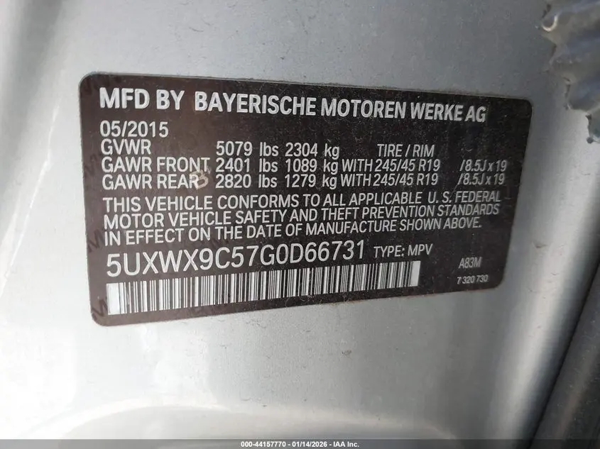 2016 BMW X3 XDRIVE28I