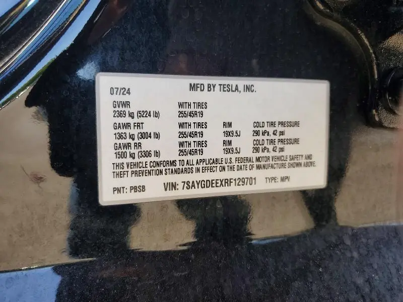 2024 TESLA MODEL Y   