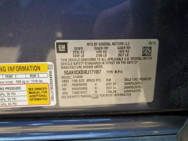 2014 BUICK ENCLAVE   