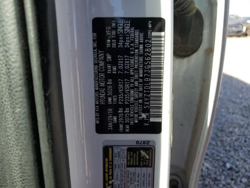 2018 HYUNDAI SANTA FE SPORT   