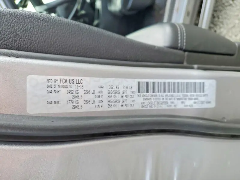 2019 DODGE DURANGO R  