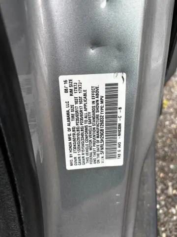 2016 HONDA ODYSSEY LX  