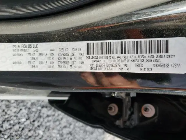 2019 RAM 1500 BIG HORN/LONE STAR  