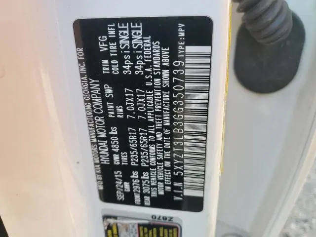 2016 HYUNDAI SANTA FE SPORT   