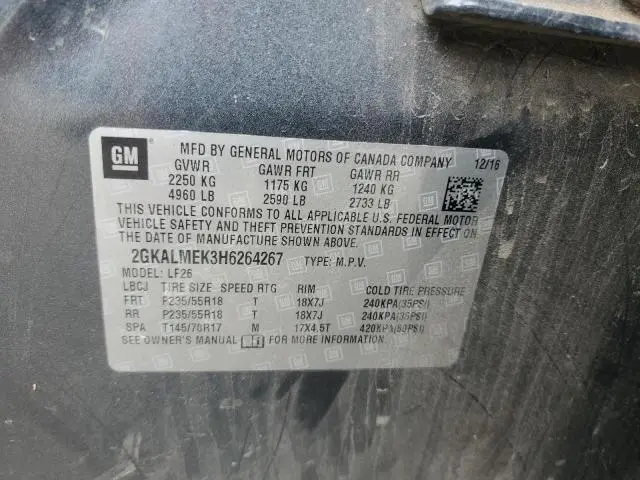 2017 GMC TERRAIN SLE  