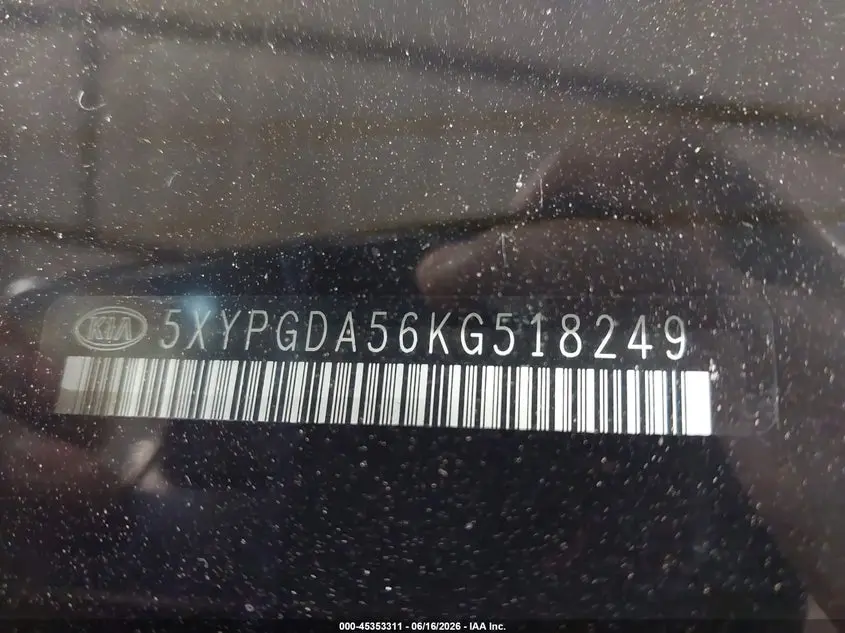 2019 KIA SORENTO 3.3L LX