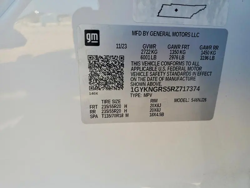 2024 CADILLAC XT5 SPORT  