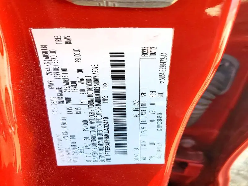 2019 FORD RANGER XL  