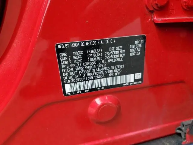 2022 HONDA HR-V SPORT  
