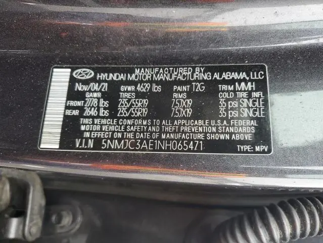 2022 HYUNDAI TUCSON SEL  