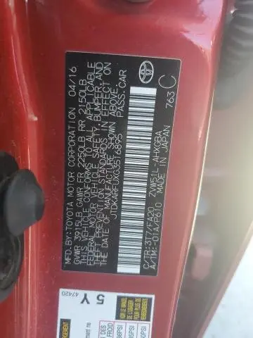 2016 TOYOTA PRIUS 